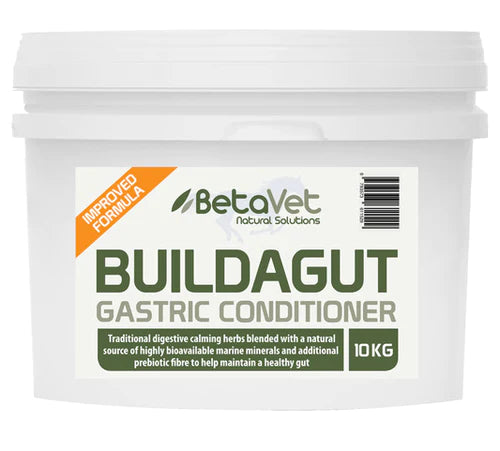 BetaVet Natural Solutions BuildaGut Horses Gastric Conditioner - 10kg | PeekAPaw Pet Supplies