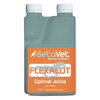 BetaVet Flexalot Optimal Joints, 250ml twin-neck dosing bottle with an orange label