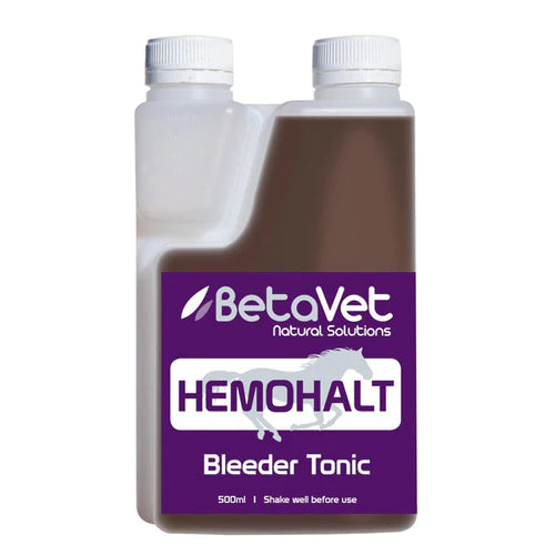 BetaVet Natural Solutions Horse Hemohalt Bleeder Tonic - 500ml | PeekAPaw Pet Supplies
