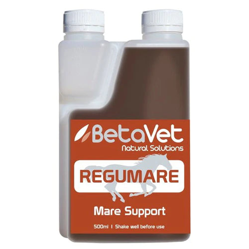 BetaVet Natural Solutions Horse Regumare Mare Support - 500ml | PeekAPaw Pet Supplies