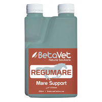 BetaVet Regumare Mare Support, 250ml twin-neck dosing bottle with a rust-coloured label