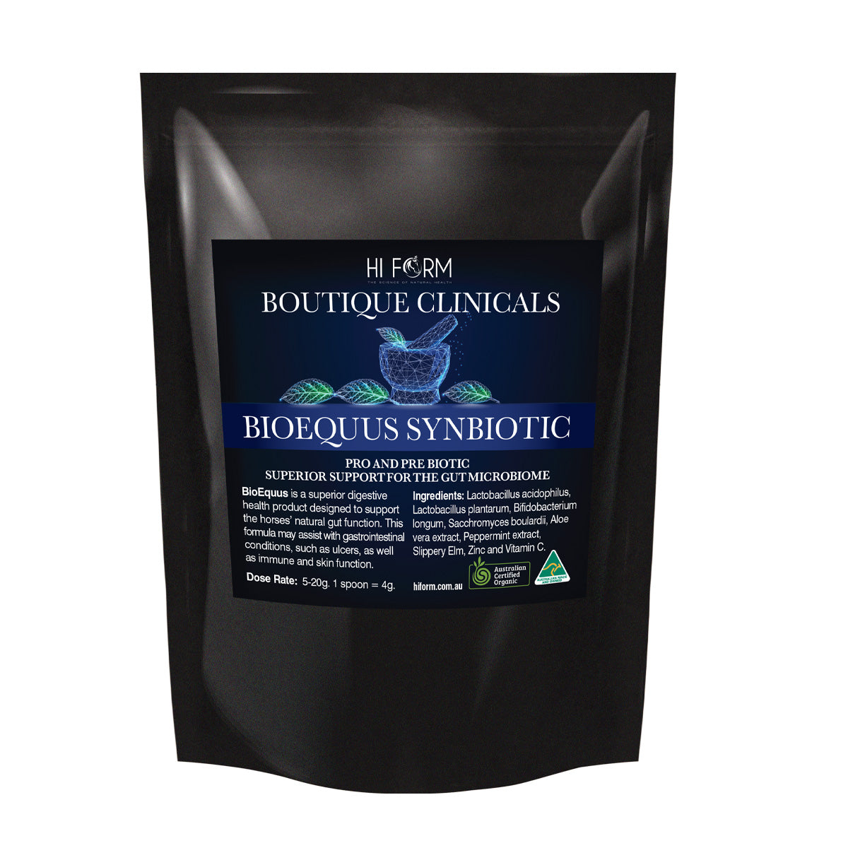Hi Form BioEquus synbiotic gut supplement for horses