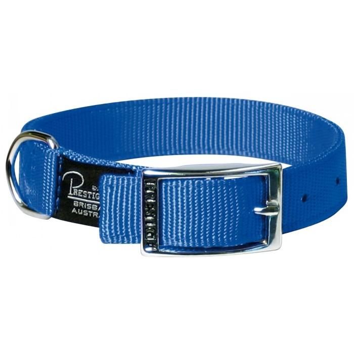 Prestige Pet Double Layer Nylon Dog Collar - 41cm Blue