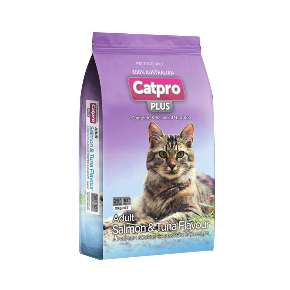 Cat Pro Plus Salmon Tuna Dry Cat Food front of pack