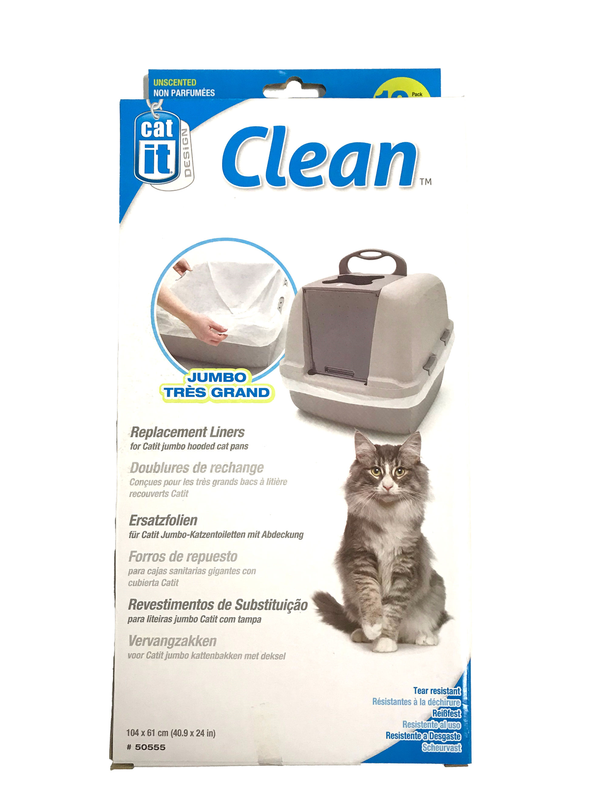 Catit Cat Litter Box Liners Jumbo 10 Pack