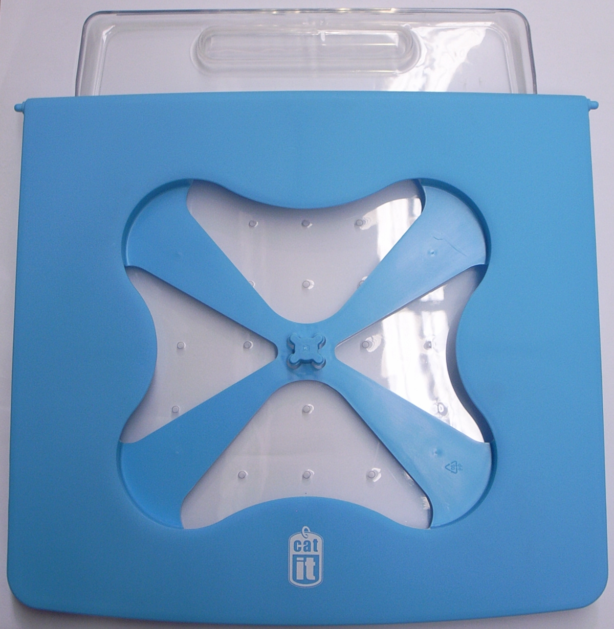 Catit Deluxe Hooded Cat Litter Box Replacement Door & Filter Cover Blue
