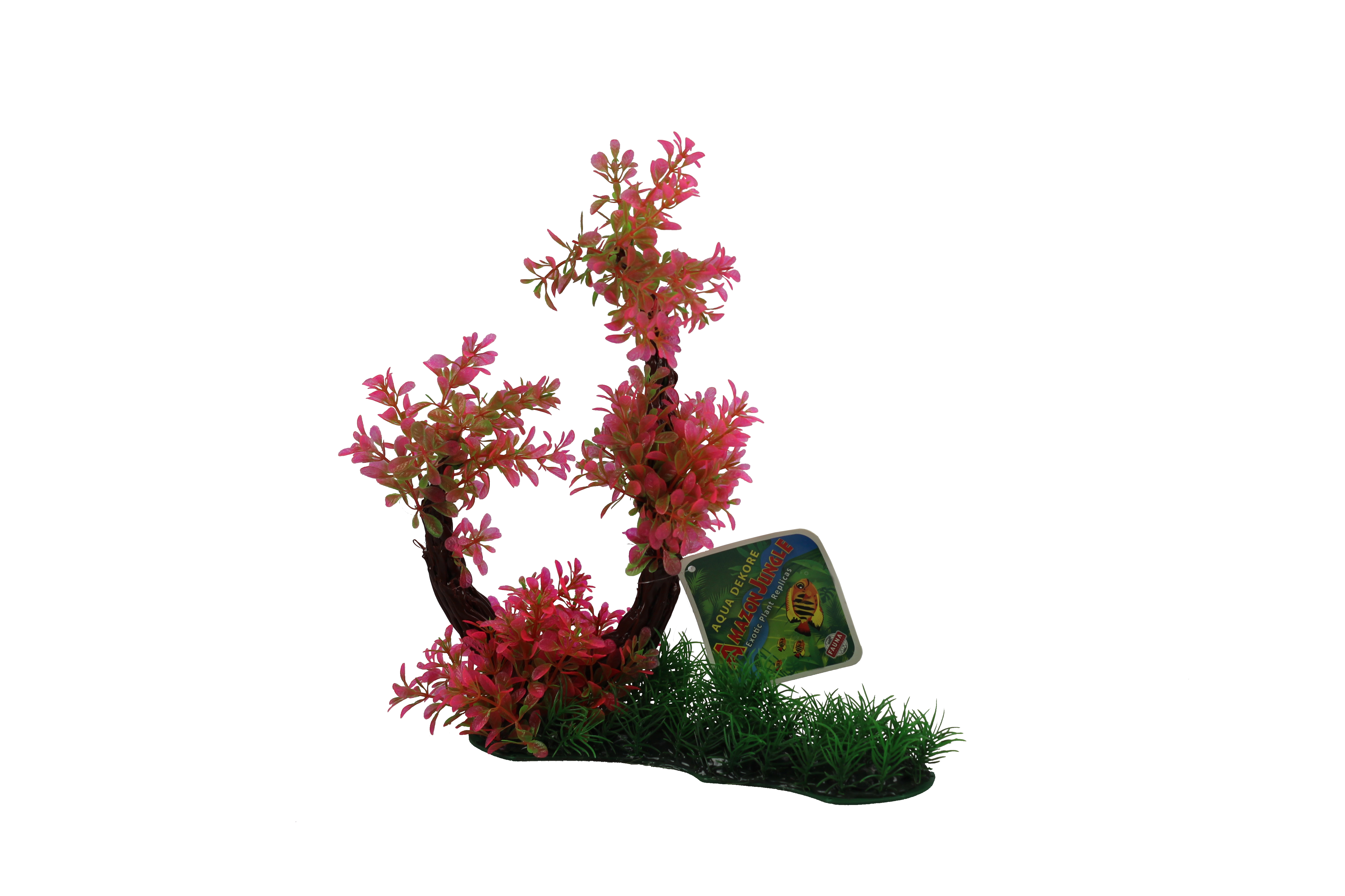Amazon Jungle Hygro Tree Branch artificial aquarium plant, red 40cm