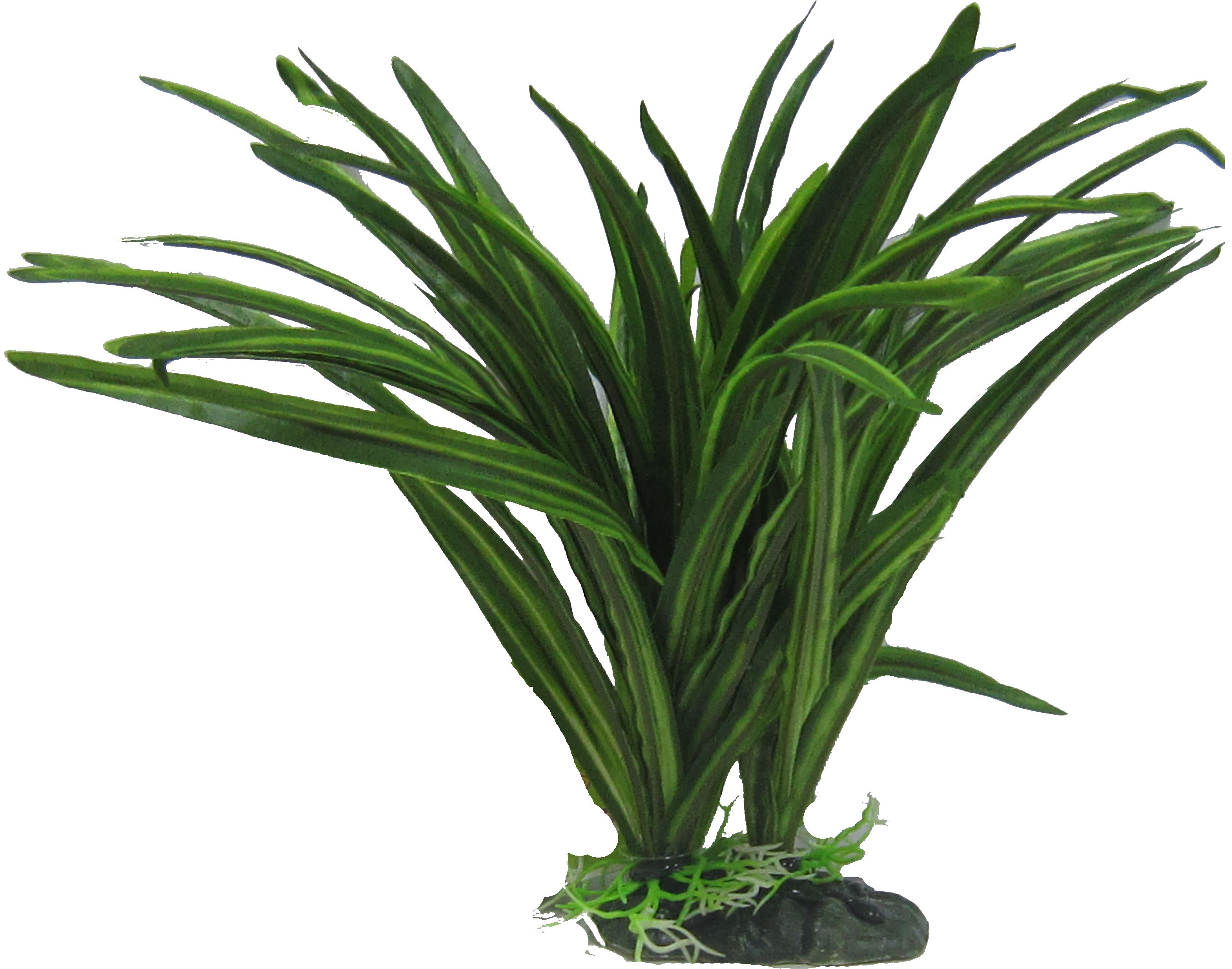 Amazon Jungle African Sword Plant artificial aquarium plant, 25cm