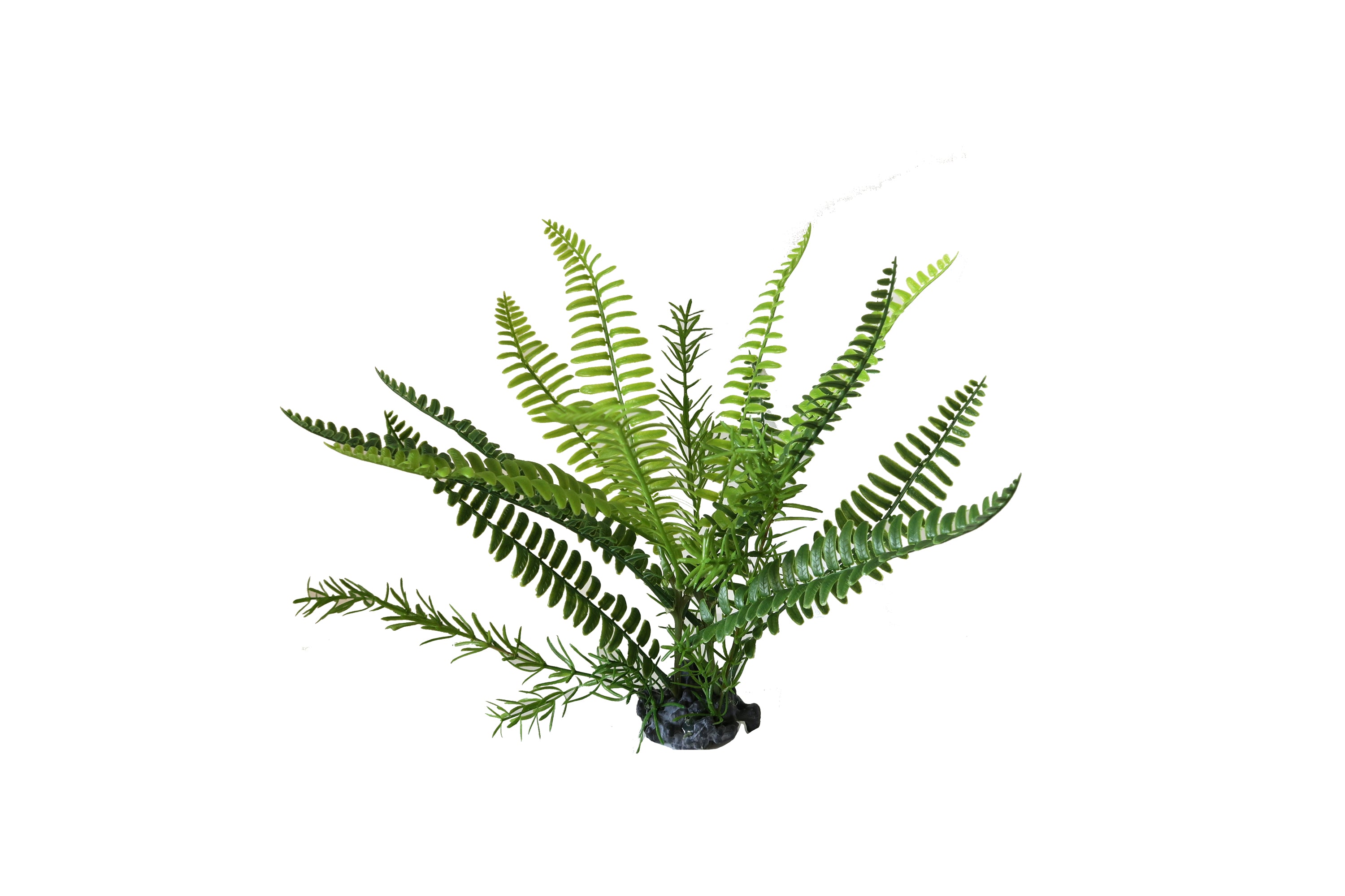 Amazon Jungle Boston Fern Upright artificial aquarium plant, 30cm