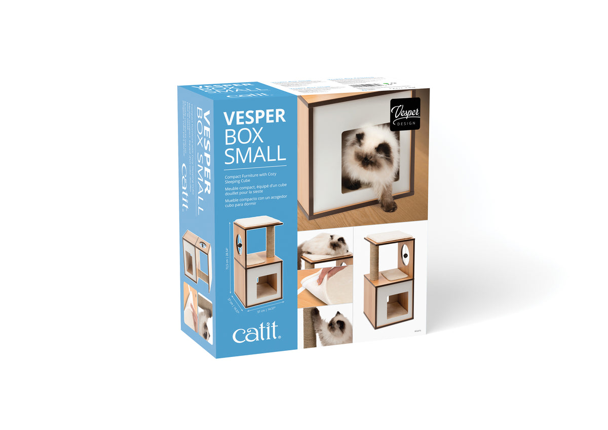 Catit Vesper Box Cat Home with Platform