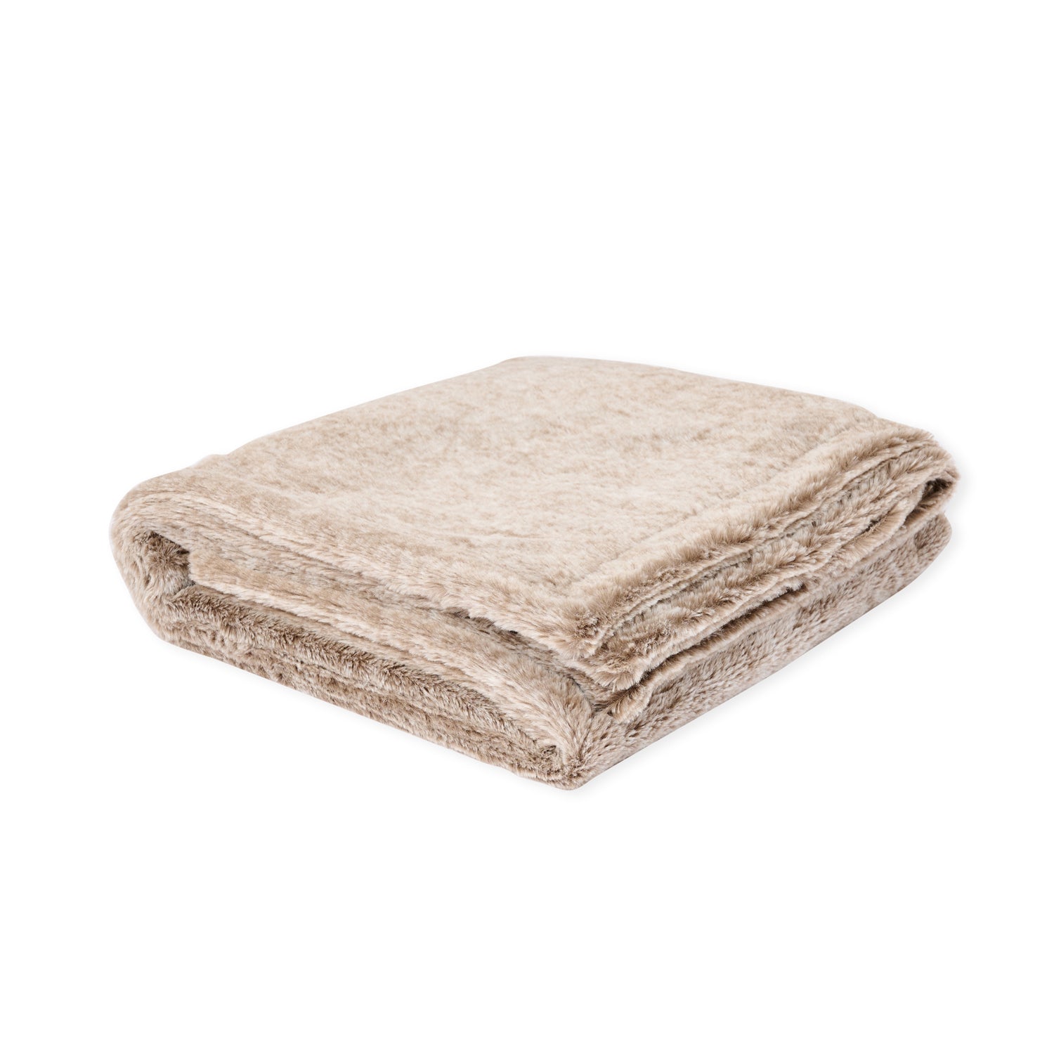 Superior Pet Goods Calming Pet Blanket in Latte, water-resistant faux fur
