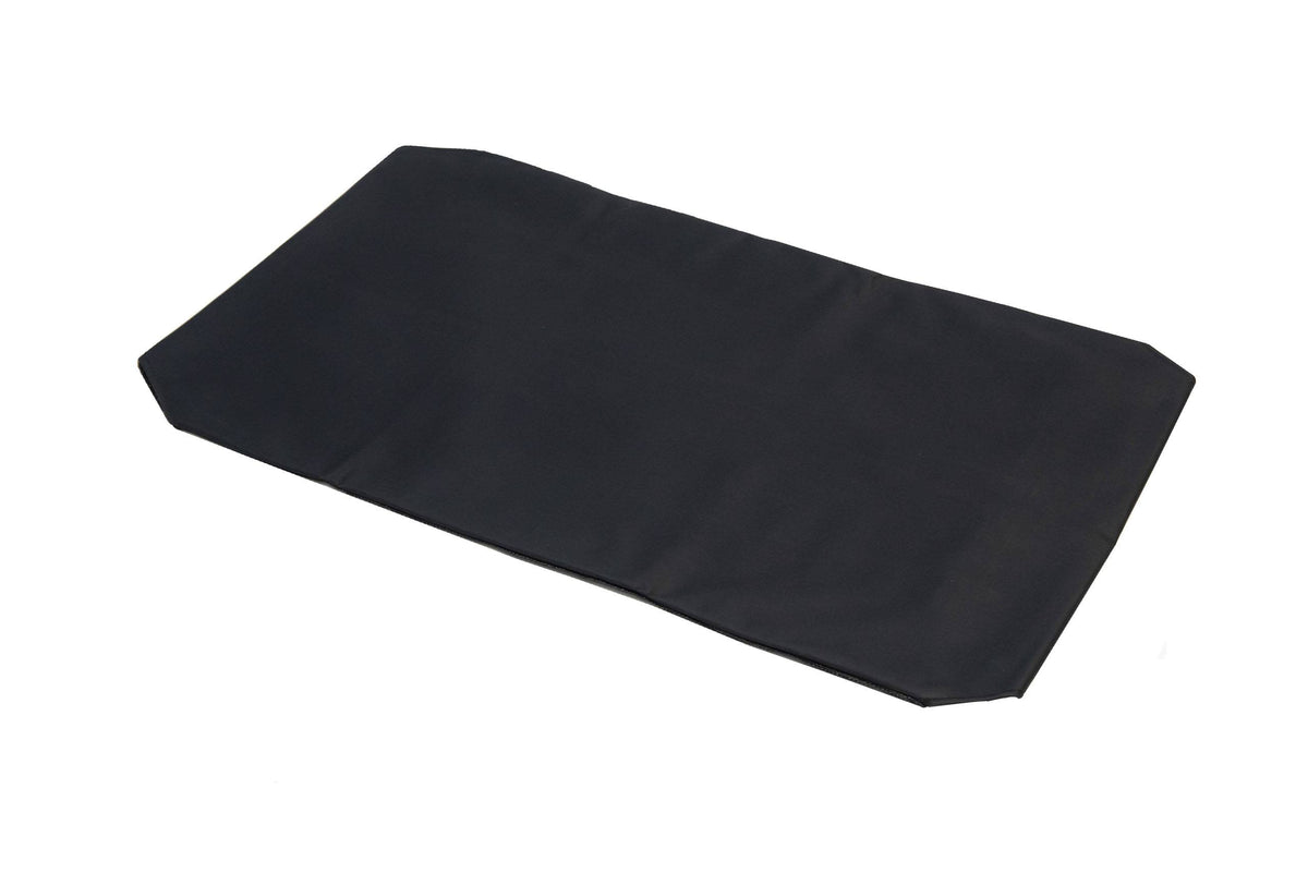 Superior Pet Goods Canvas/Twill Dog Bed Cover in black laid flat