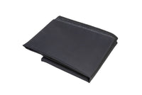 Superior Pet Goods Canvas/Twill Dog Bed Cover in black, folded