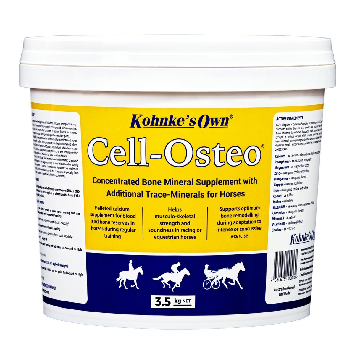 Kohnke's Own Cell-Osteo horse bone supplement 3.5kg pack