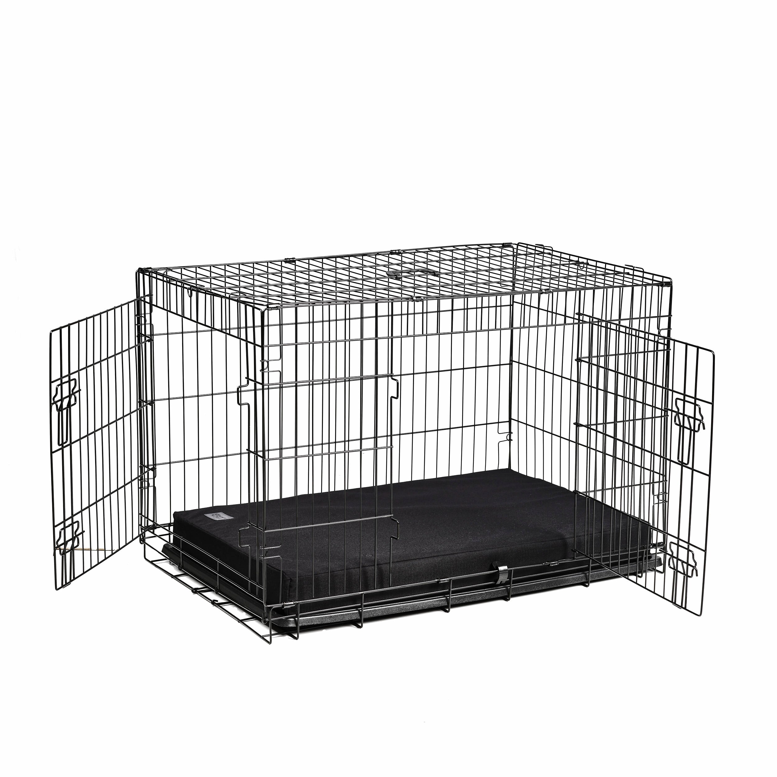 Ripstop fabric and zip detail on the Superior Pet Goods Tough Crate Mat