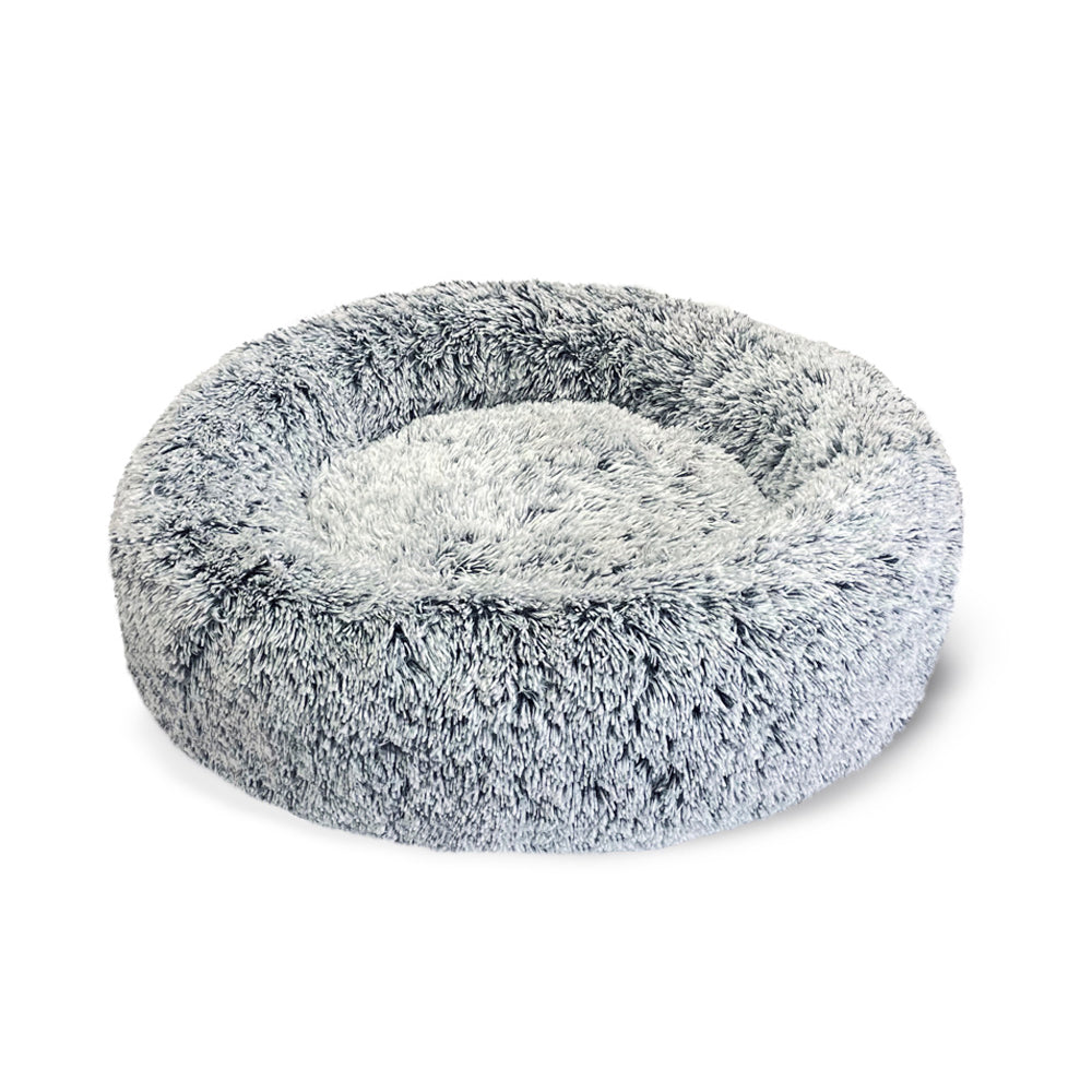 Superior Pet Goods Curl Up Cloud Calming Dog Bed in Dove Grey