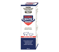TROY Doramate Injectable Endectocide carton, 500 mL, marked for cattle and pigs with livestock silhouettes.