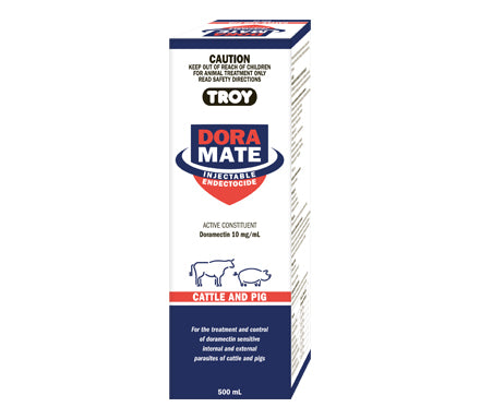 TROY Doramate injectable Endectocide - 500ml | PeekAPaw Pet Supplies