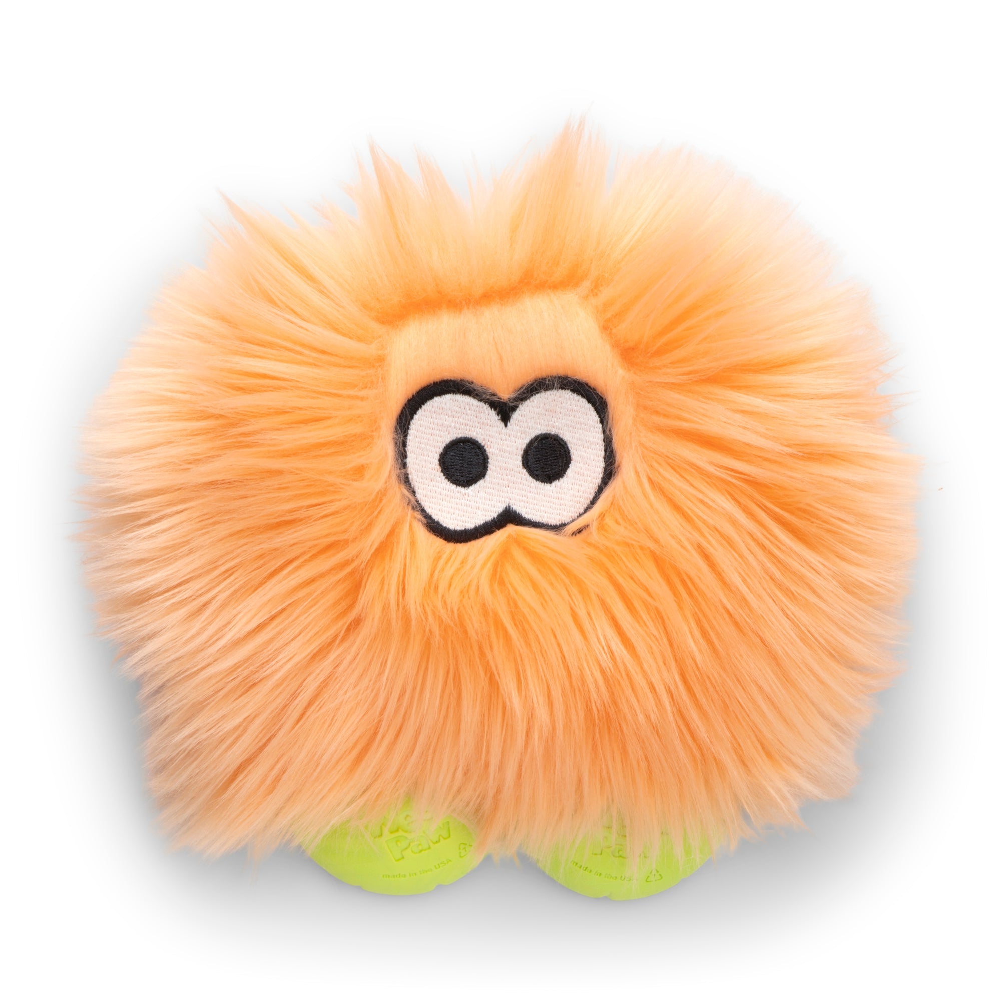 West Paw Rowdie Tough Plush Dog Toys Rolf - Melon