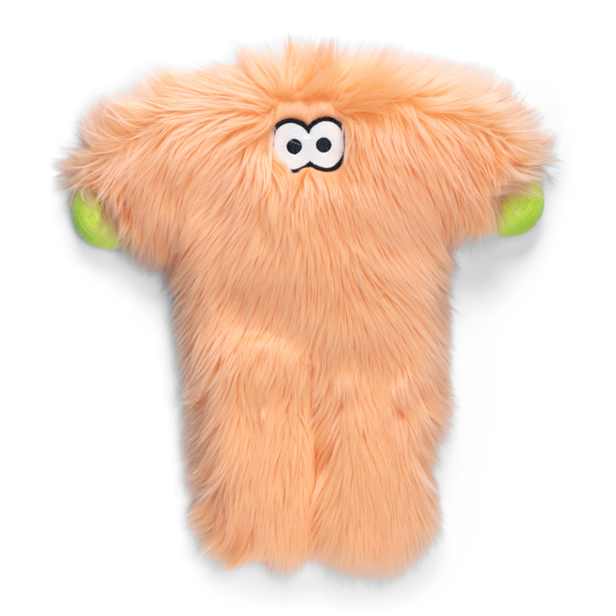 West Paw Rowdie Tough Plush Dog Toys Bjorn - Melon