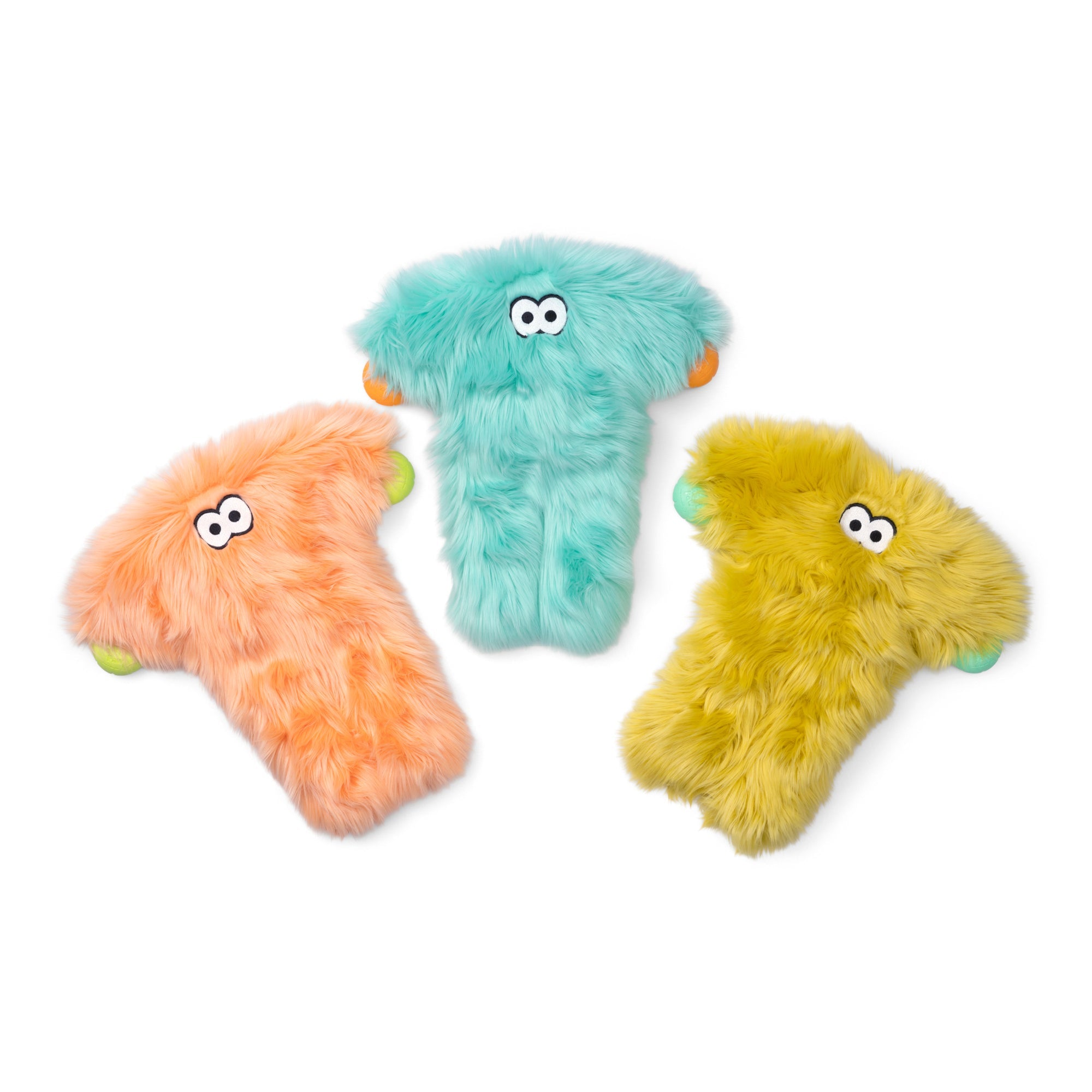 West Paw Rowdie Tough Plush Dog Toys Bjorn - all three colours
