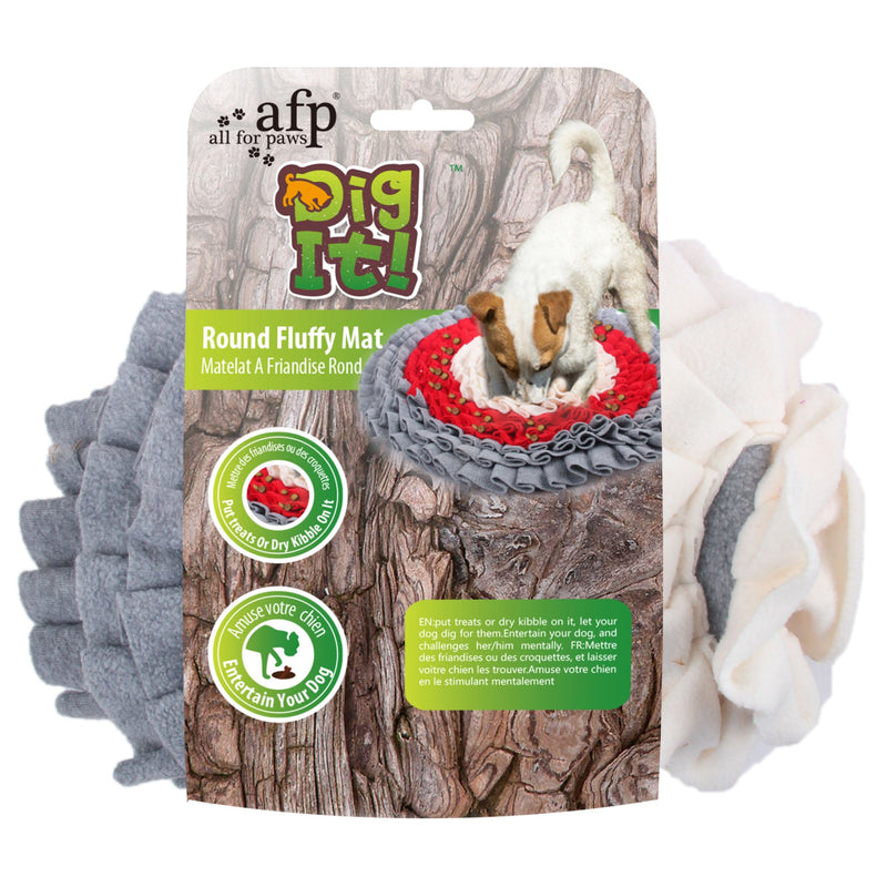 All for Paws AFP Dog Dig It Play & Treat Round Fluffy Mat 02