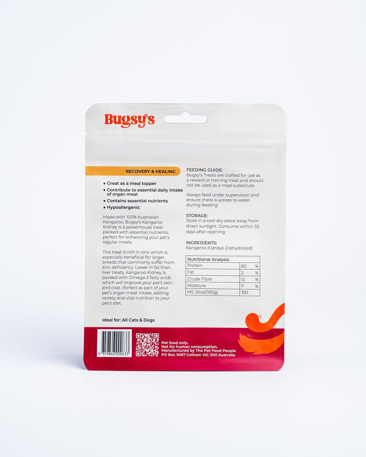 Bugsy's Kangaroo Kidney Pet Treats 3
