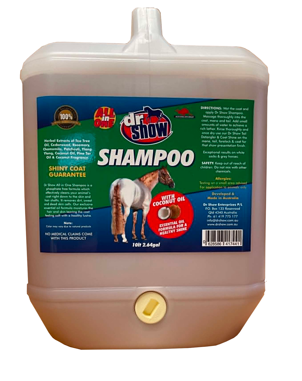 Dr Show All-in-One Conditioning Shampoo 10 litre drum