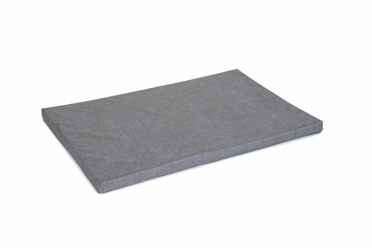 Superior Pet Goods Twilled Canvas Dog Mat in mid grey