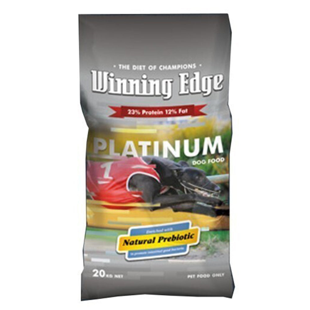 Winning Edge Platinum dry dog food 20kg bag front of pack