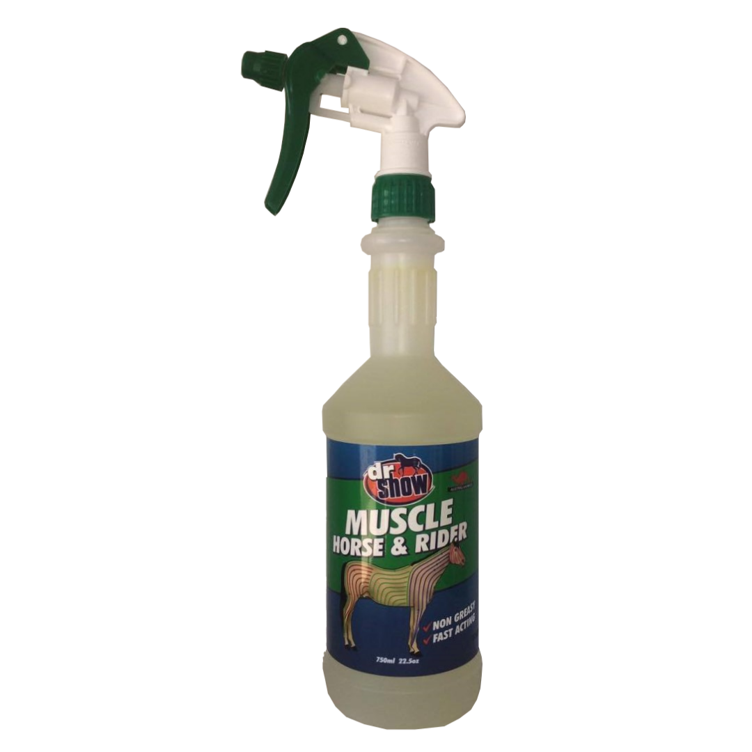 Dr Show MUSCLE Horse and Rider 750ml spray bottle
