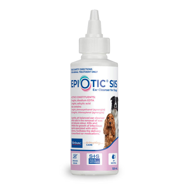 EPIOTIC Ear and Skin Cleaner for Dogs and Cats - 120ml | PeekAPaw Pet Supplies