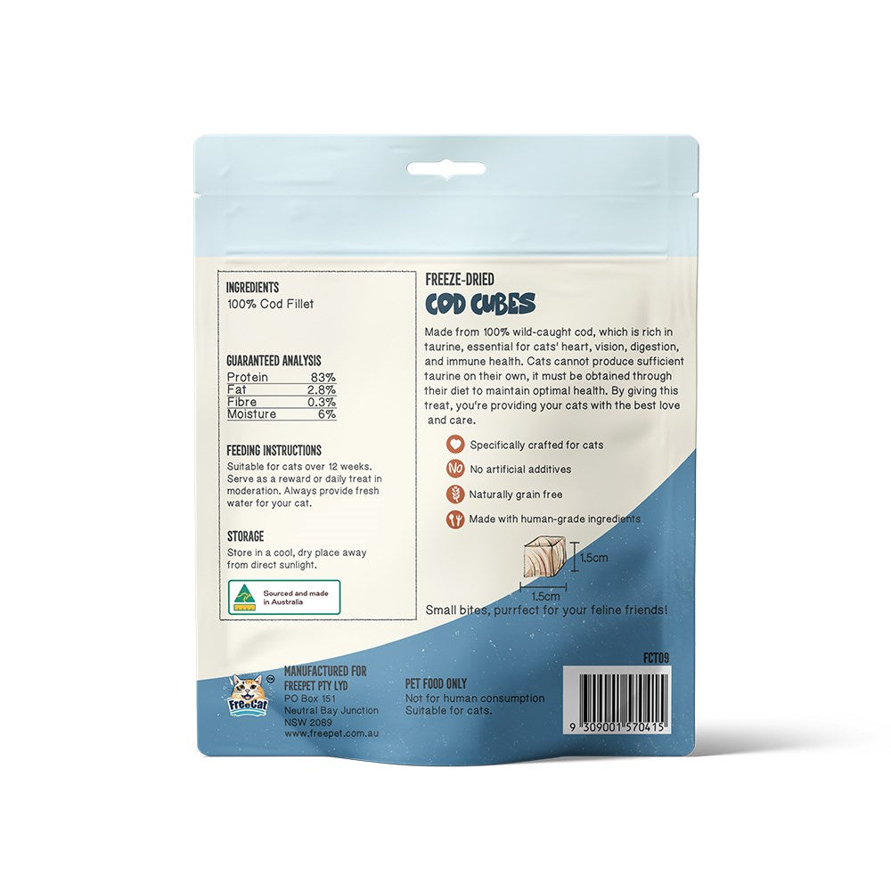 FreeCat Freeze Dried Cod Cube Cat Treats