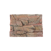 Eco Tech Rock Wall Terrarium Background 58.5 x 7 x 41.5cm - Dark | PeekAPaw Pet Supplies