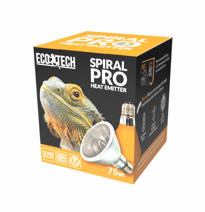Eco Tech Spiral Heat Emitter - 75W | PeekAPaw Pet Supplies