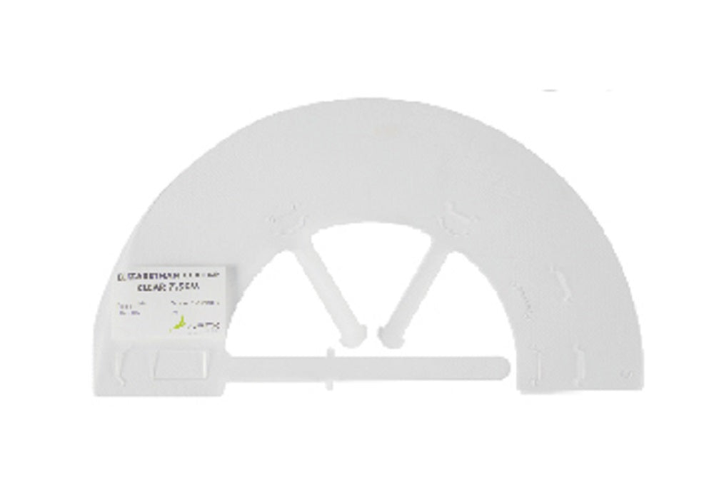 Apex Original clear e-collar with threaded tie fastening