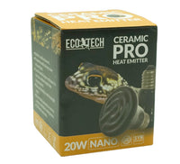 Eco Tech Nano Ceramic Heat Emitter - 25W | PeekAPaw Pet Supplies