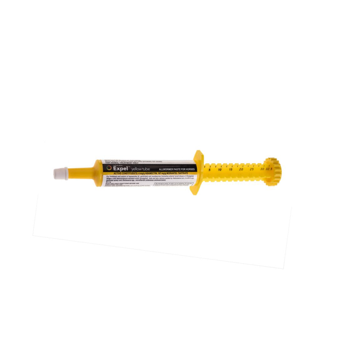 Value Plus Expel yellow tube horse wormer paste 32.5g syringe