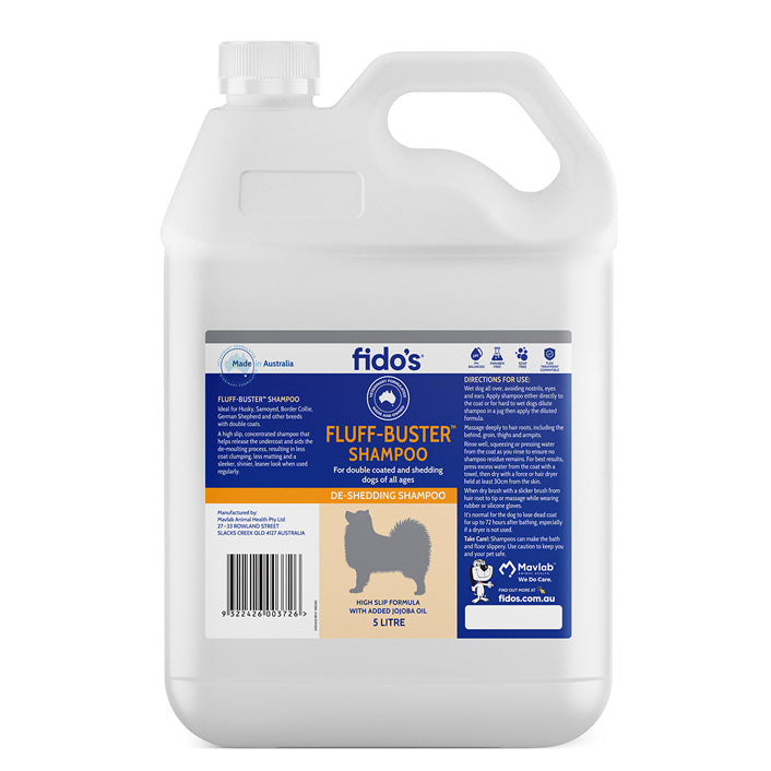 Fido's Fluff-Buster Shampoo - 5L | PeekAPaw Pet Supplies