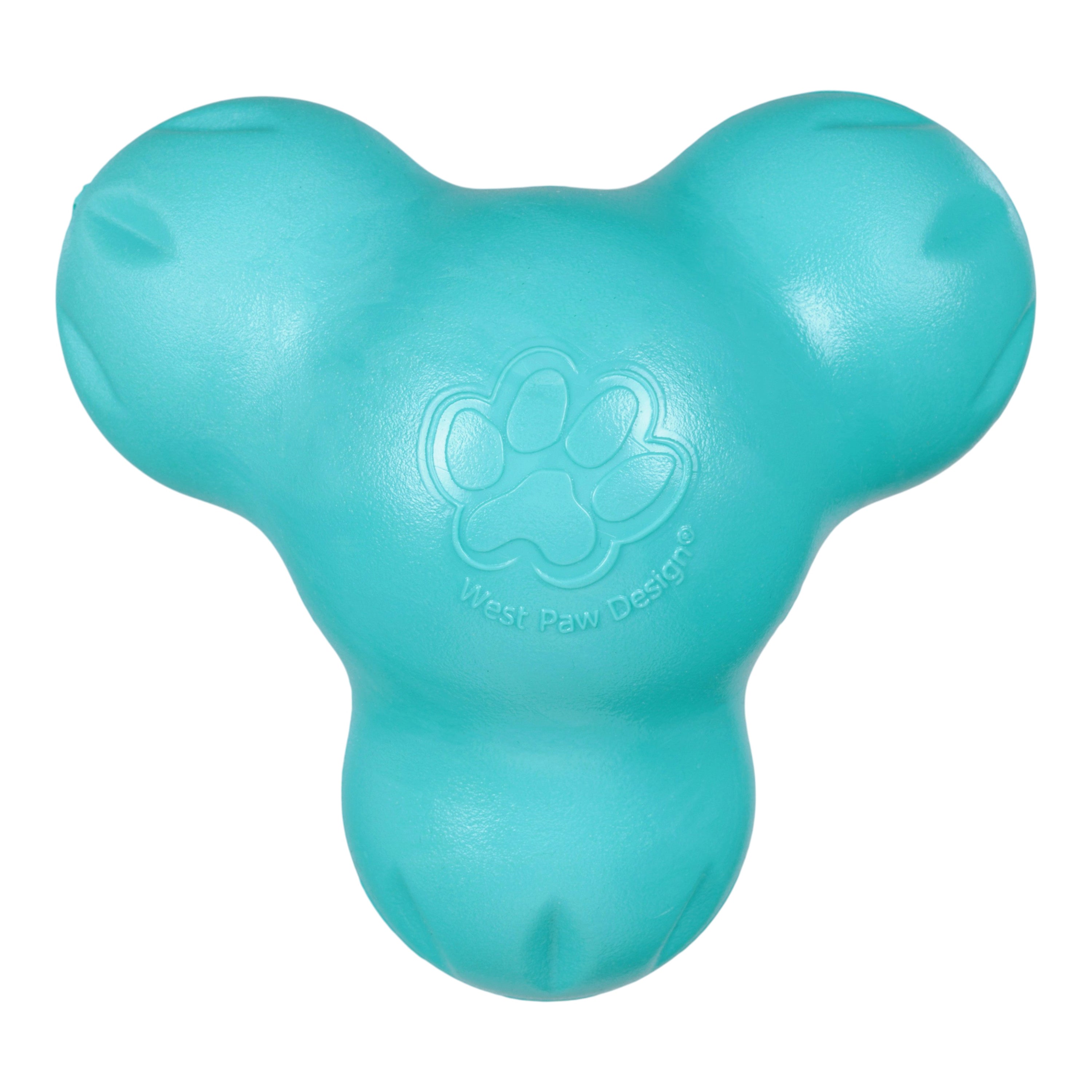 West Paw Tux Treat Dispensing Dog Toy - Large Teal by PeekAPaw