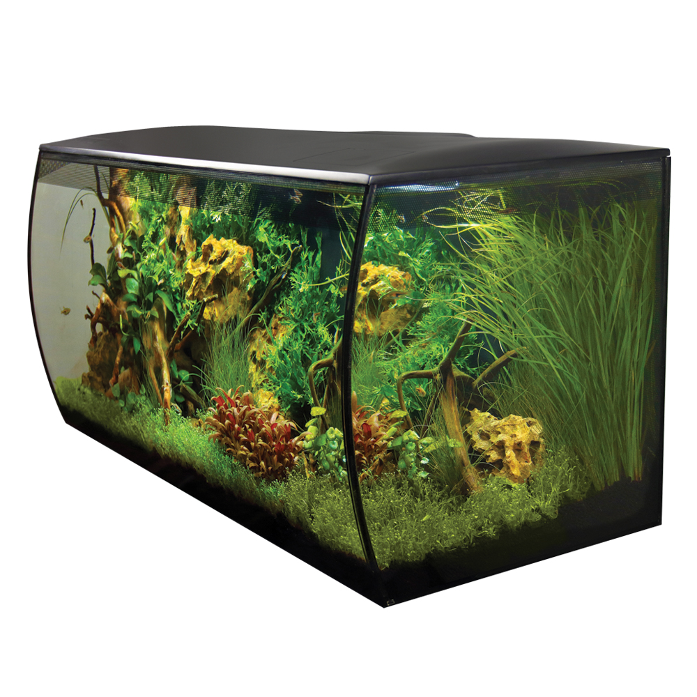 Fluval Flex Aquarium - 123L Black | PeekAPaw Pet Supplies