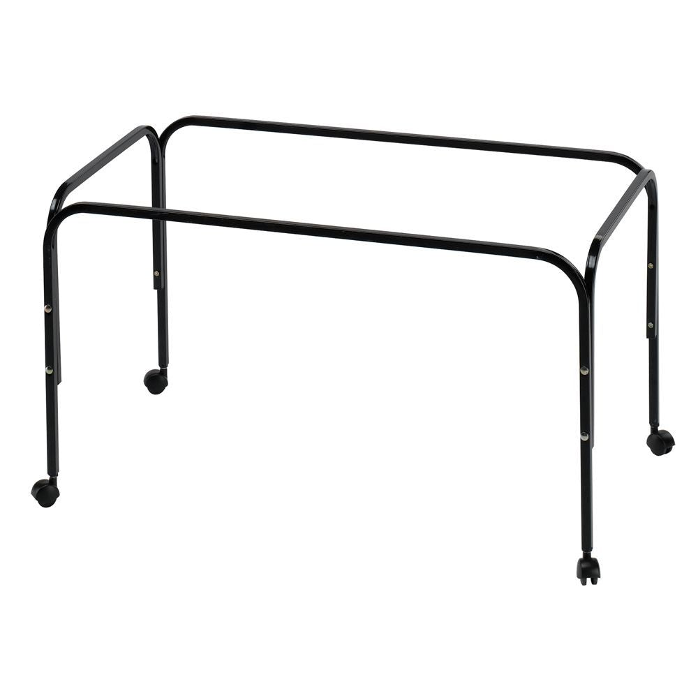 Ferplast Stand 100 metal stand for rabbit cages, black frame on castors, on white