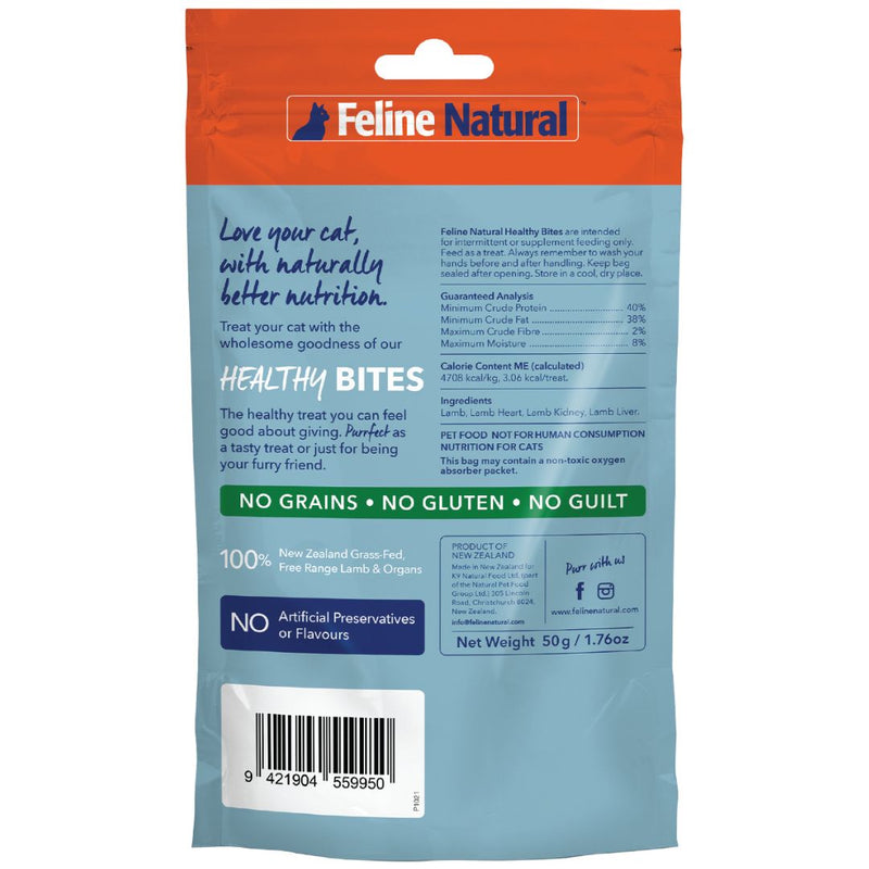 Feline Natural Treats Lamb & Organs Healthy Bites
