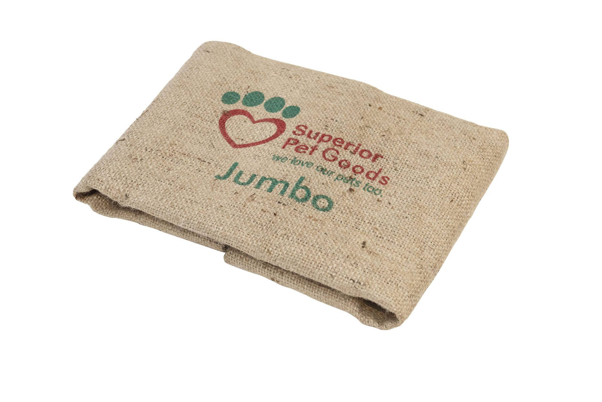 Superior Pet Goods Fitted Hessian Dog Bed Cover in Jumbo