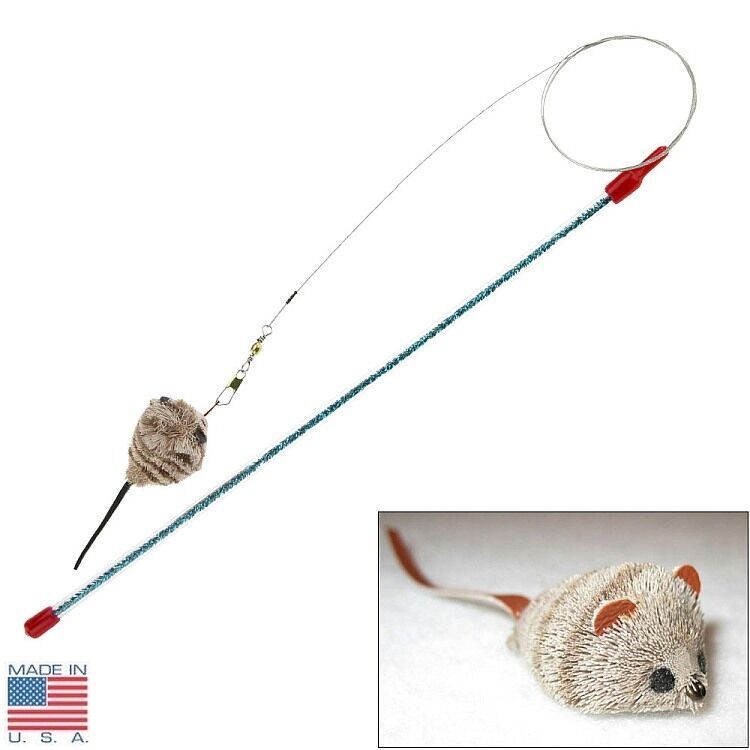 Go Cat Cat Catcher Mouse teaser wand cat toy on retail packaging