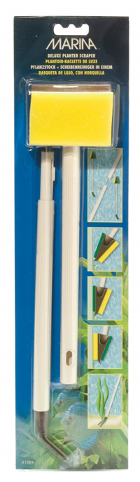 Marina Power Planter and Scraper 4 in 1 aquarium tool