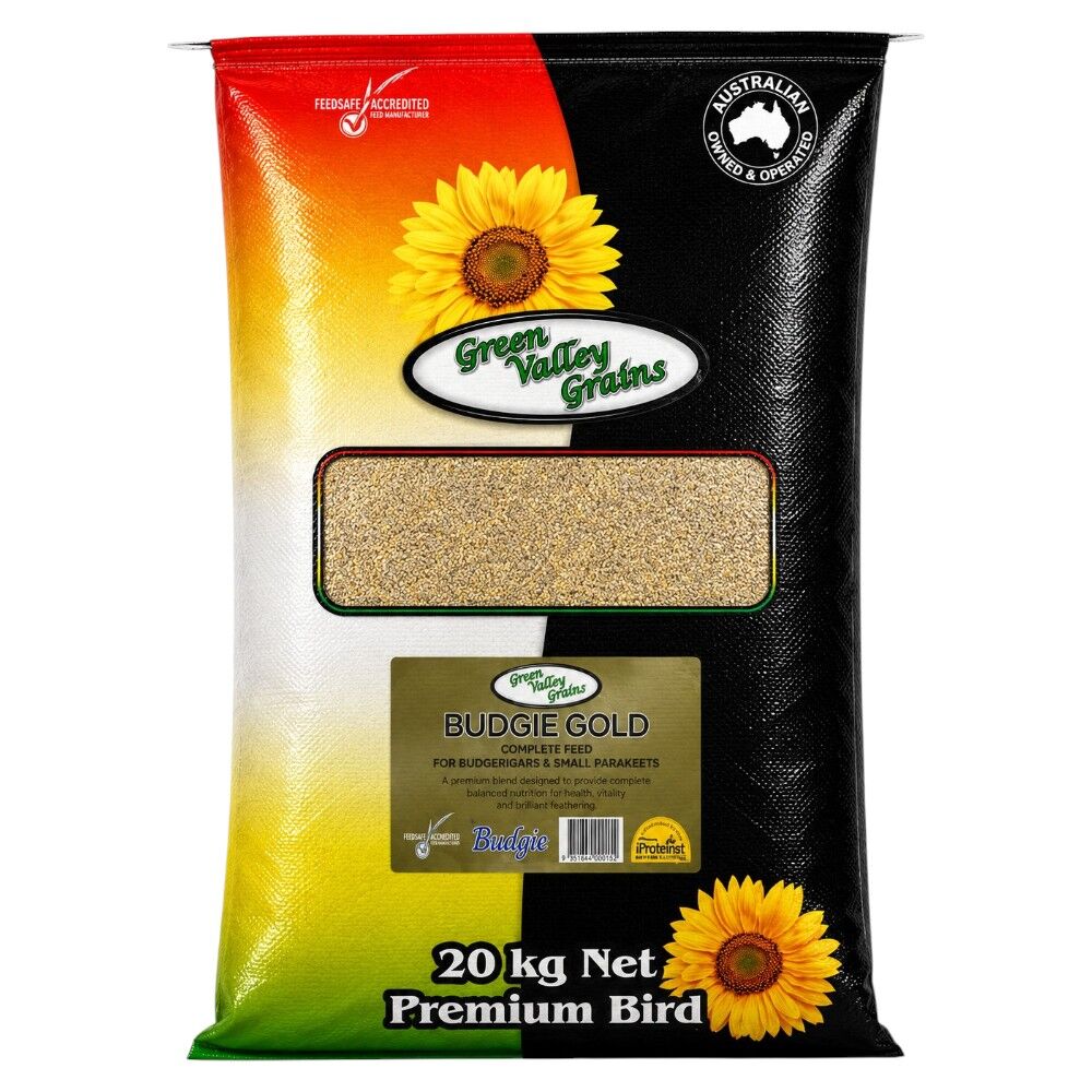 Green Valley Budgie Gold Seed Mix Bird Food product pack shot