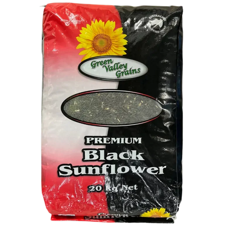 Green Valley Black Sunflower Seed Animal Feed 20kg pack
