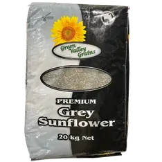 Green Valley Grey Sunflower Seed Animal Feed 20kg pack