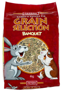 Peters Rabbit & Guinea Pig Grain Selection 4kg pack front